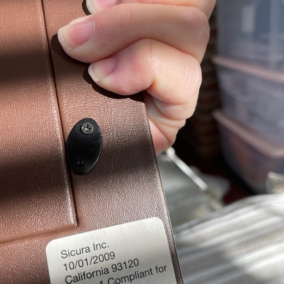 Sicira 4x6 Leather Frame, Brown and Turquoise Never Used - Picture 5 of 10